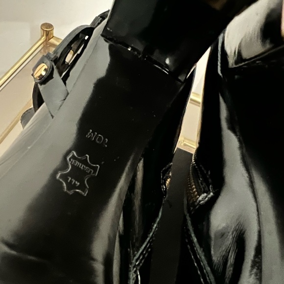 Tory Burch Glossy Black Ankle Booties - Picture 12 of 12